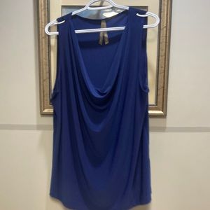 Pennington s indigo blue tank blouse